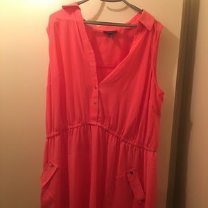 Alfani Sleeveless Shirt Dress